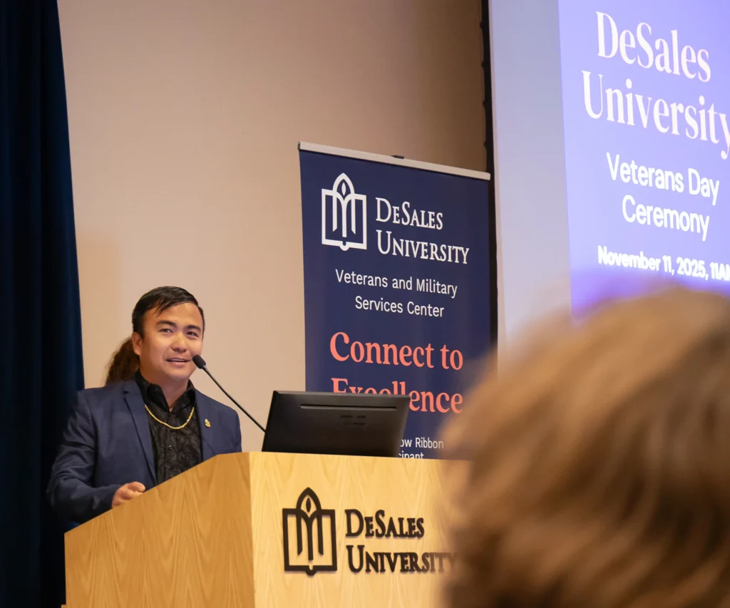 Andrew Budraitis Foundation DeSales University Veterans Day 2025, Reynald Salazar